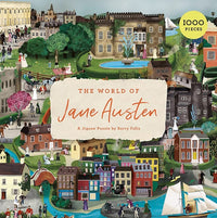 The World of Jane Austen: A Jigsaw Puzzle With 60 Characters and Great Houses to Find; 1000 Pieces