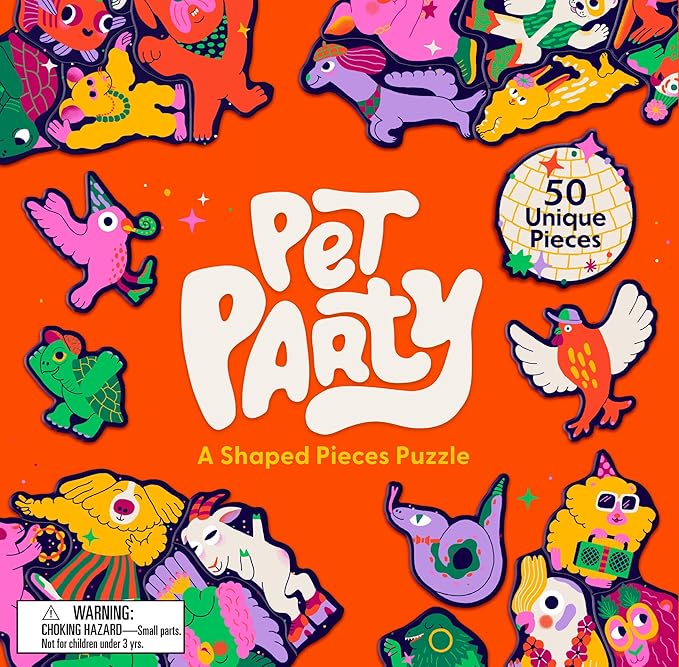 Pet Party - a shaped pieces puzzle