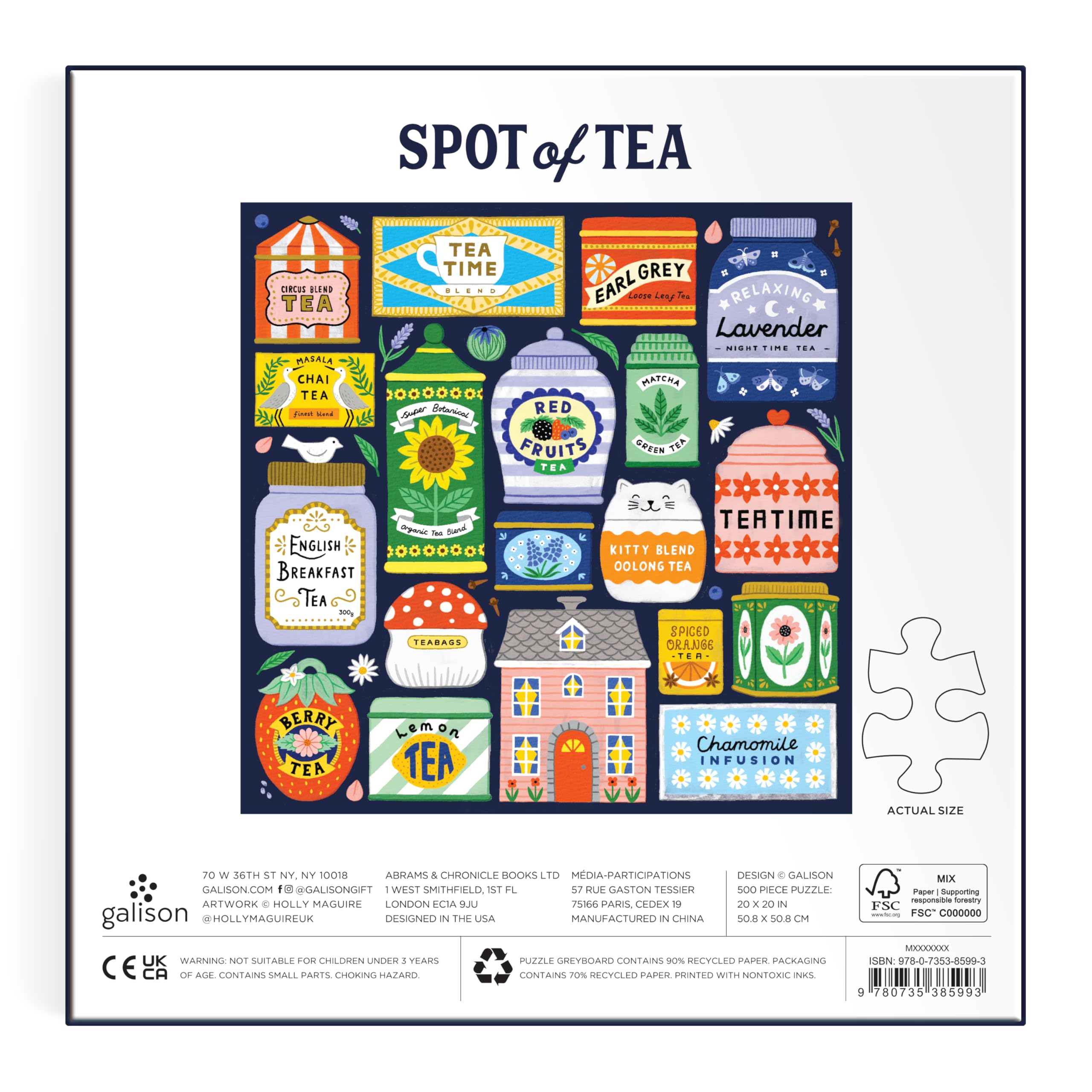 Spot Of Tea 500 Piece Puzzle
