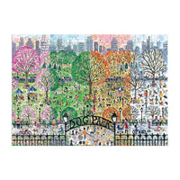 Michael Storrings Dog Park in Four Seasons 1000 Piece Puzzle