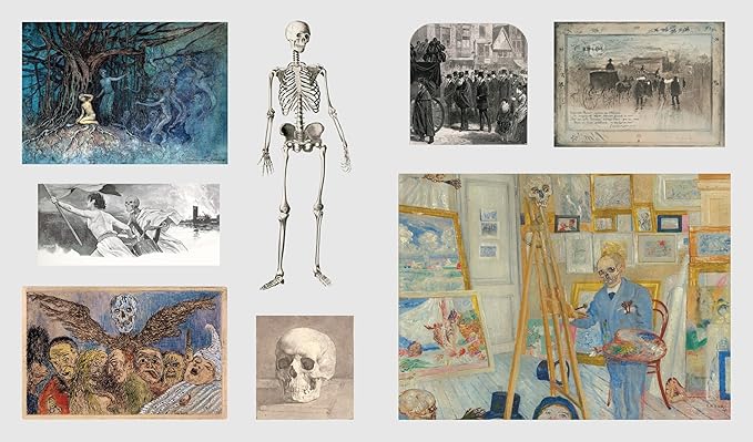 The Sticker Treasury of Ghosts & Dark Curiosities: An eclectic book of stickers for journaling, collaging, scrapbooking and more