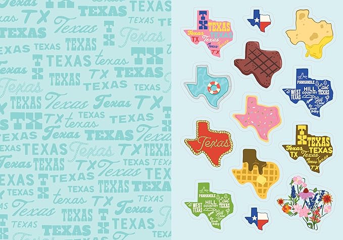 I Love Texas Sticker Book: 425+ Stickers Celebrating the Lone Star State (State of Mind Stickers)