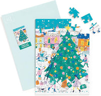Merry & Bright Greeting Card Puzzle