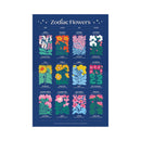 Zodiac Flowers – 1000 Piece Puzzle Featuring Artistic Flowers Paired With Zodiac Signs