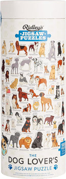 Dog Lovers Jigsaw Puzzle, White, 1000 Piece