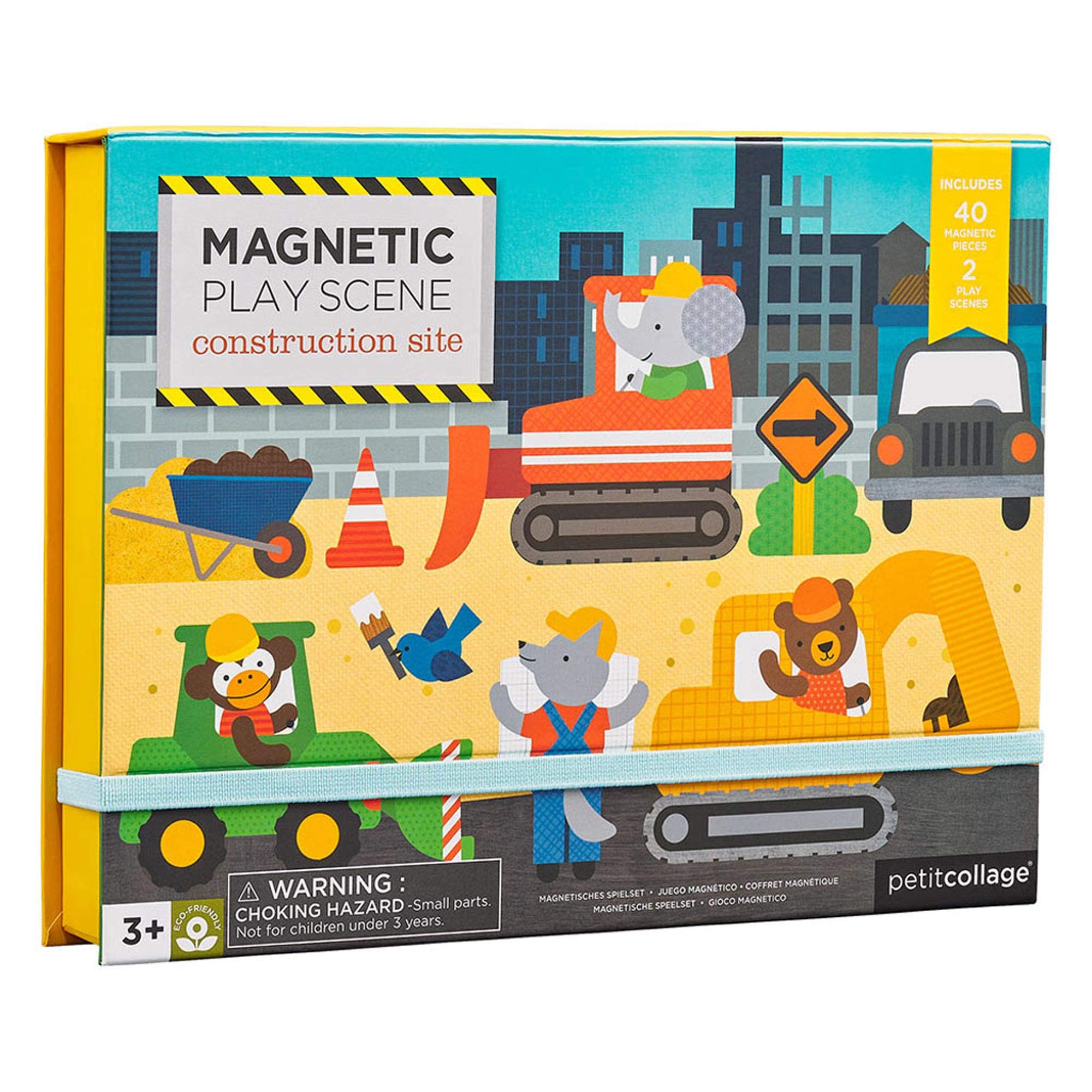 Construction Magnetic Play Scene