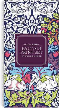 William Morris Paint-in Postcard Set