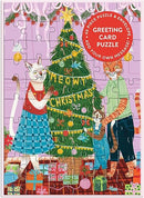 Meowy Christmas – Christmas Greeting and Jigsaw Puzzle Card