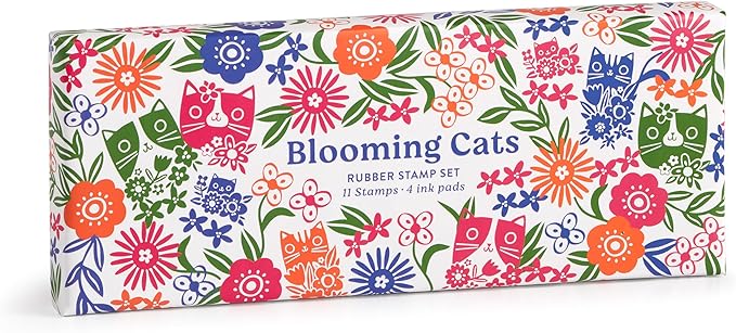 Blooming Cats – Rubber Stamp Set