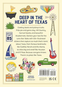 I Love Texas Sticker Book: 425+ Stickers Celebrating the Lone Star State (State of Mind Stickers)