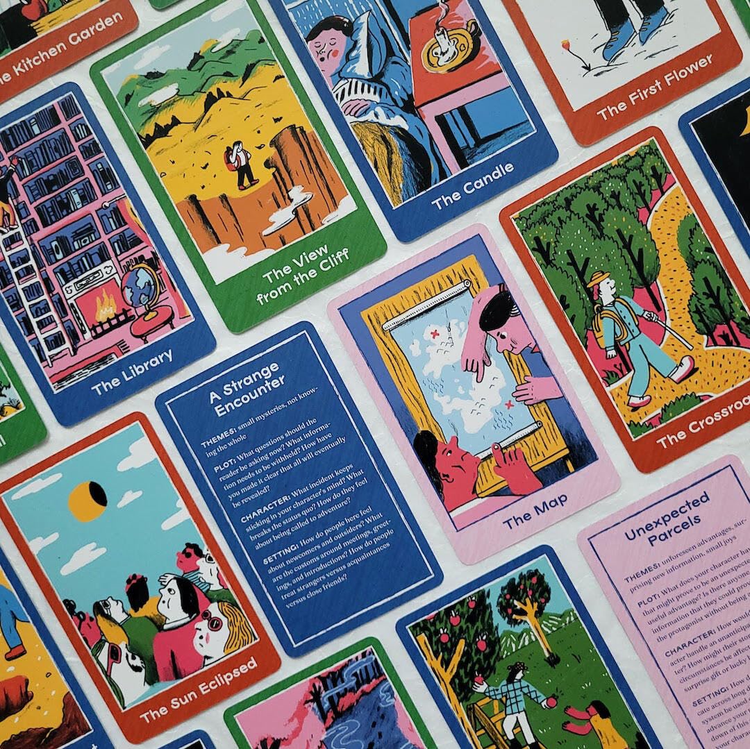 The Writer's Oracle Deck & Guidebook: 50 Cards to Inspire Your Writing