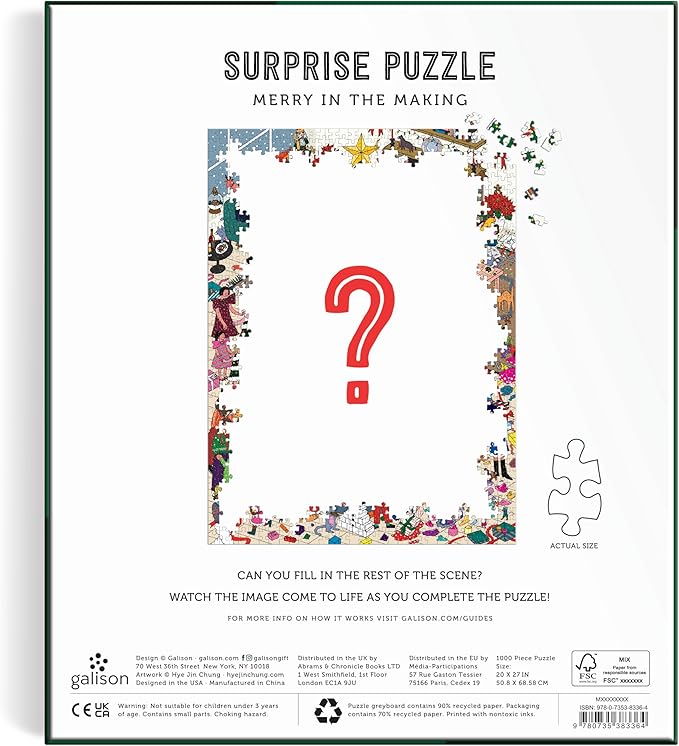 Merry In The Making – 1000 Piece Surprise Jigsaw Puzzle