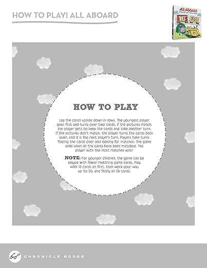 All Aboard Train Matching Game