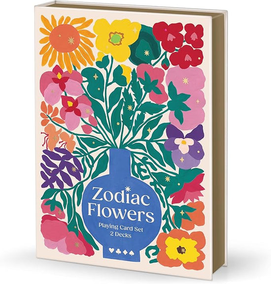 Zodiac Flowers Playing Card Set
