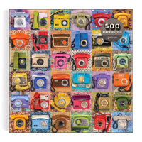 Eastern Bloc Telephones Jigsaw Puzzle, Multicoloured, 500 Pieces