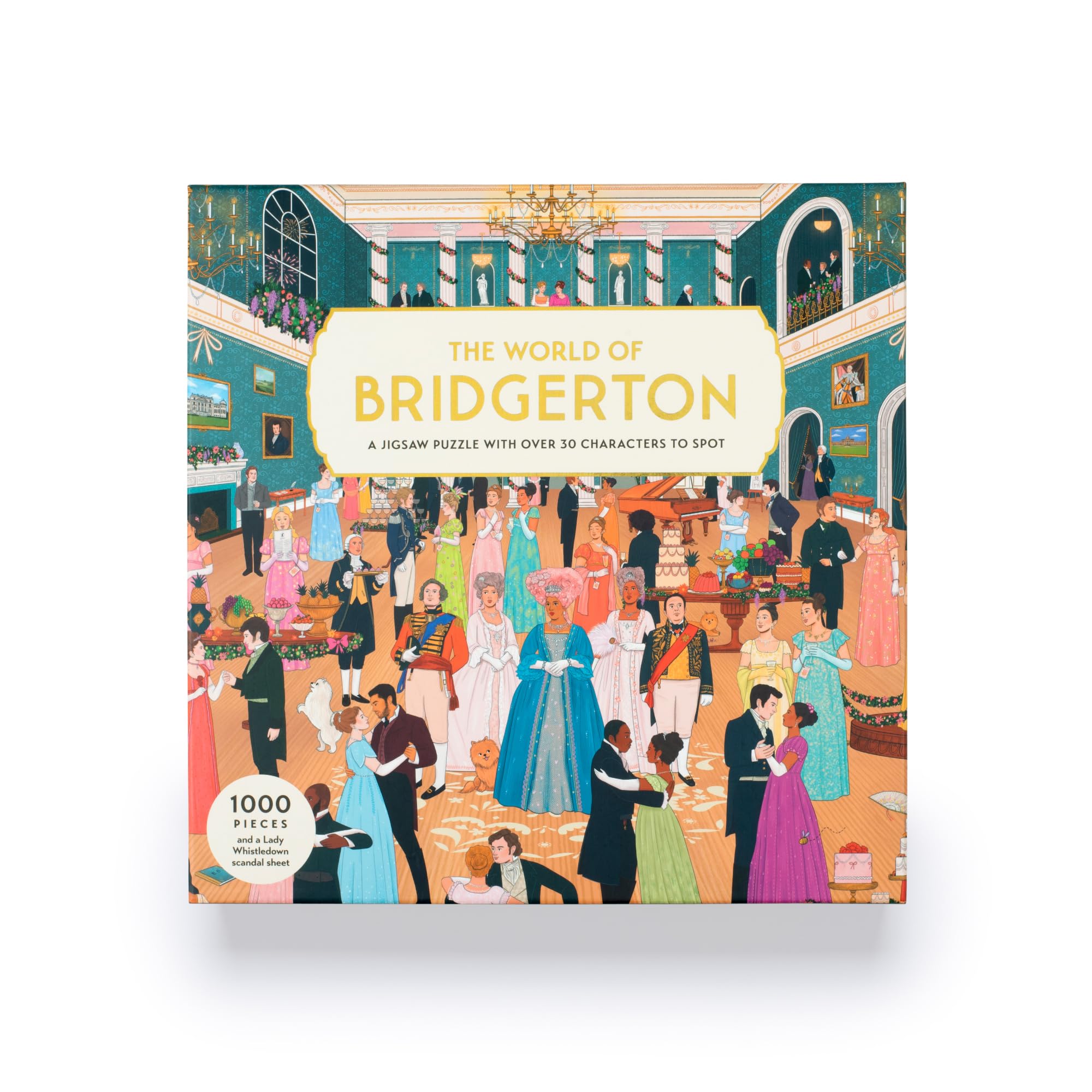 The World of Bridgerton: A 1000-piece jigsaw puzzle with over 30 characters to spot