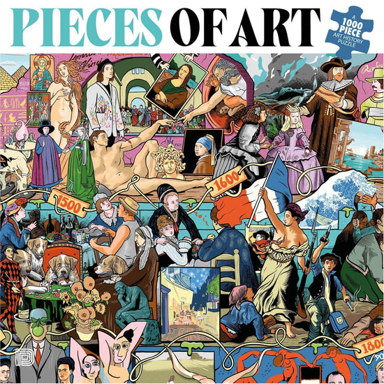 1000-Piece Art History Jigsaw Puzzle: A 1000 Piece Art History Puzzle