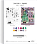 Joy Laforme Christmas Square – DIY Paint by Number Kit