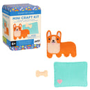 Mini Craft Kit: Pocket Pet Corgi Dog - Portable Felt Sewing Kit