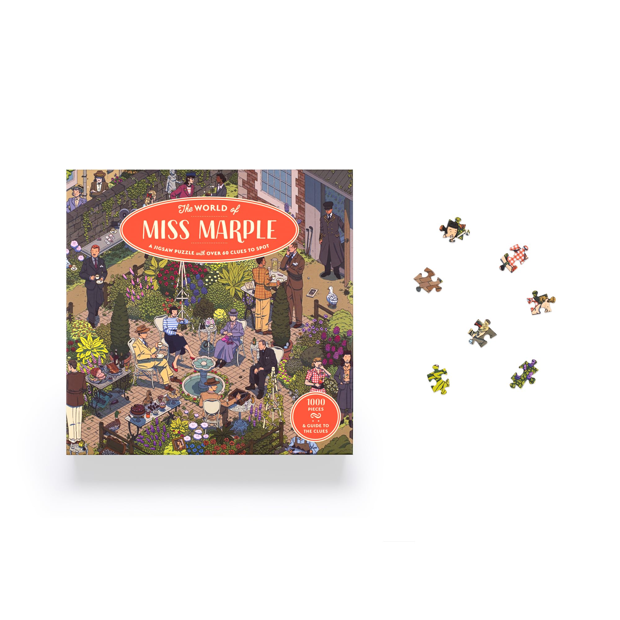 The World of Miss Marple 1000 Piece Puzzle: 1000 Piece Jigsaw