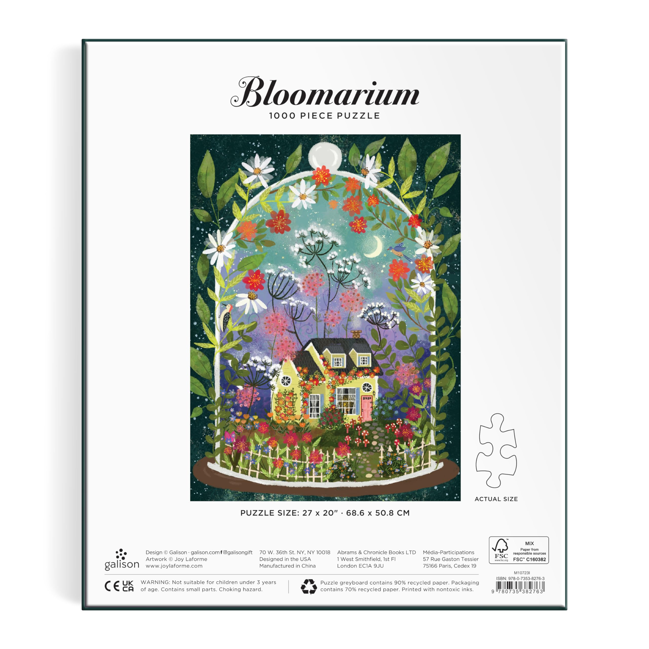 Joy Laforme Bloomarium 1000 Piece Puzzle