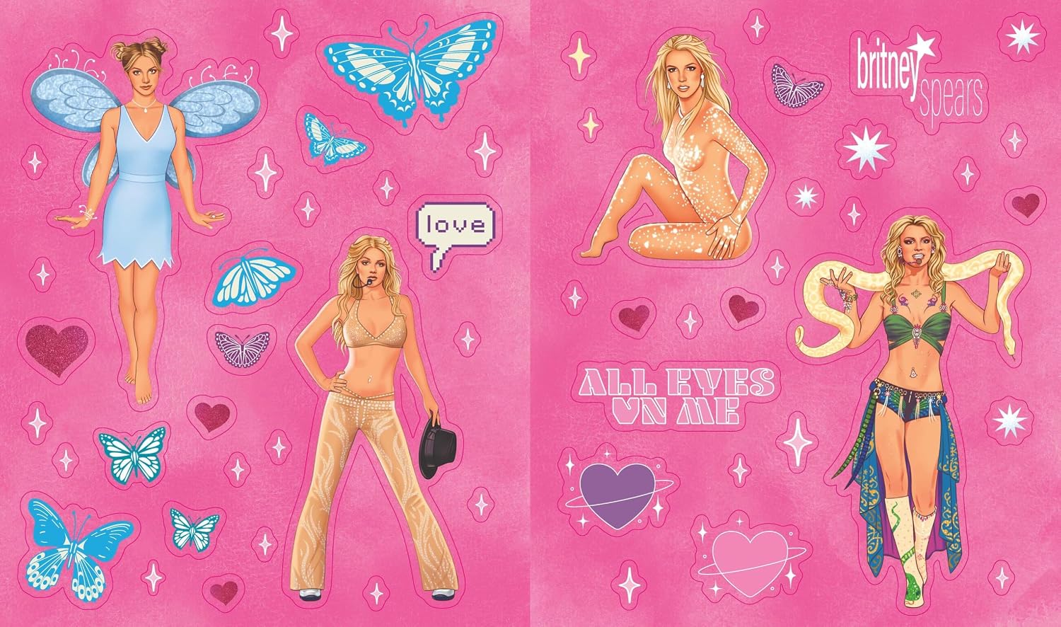 The Official Britney Spears Sticker Book: More Than 500 Stickers!