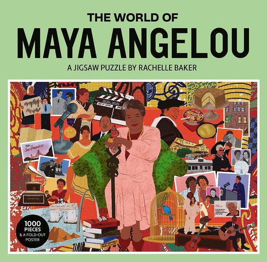 The World of Maya Angelou: 1000-piece Jigsaw Puzzle
