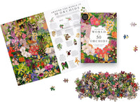 Around the World in 50 Orchids A 1000-piece jigsaw puzzle