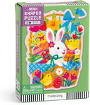 Mudpuppy Bunny Basket – 48 Piece Mini Puzzle with Colorful and Fun Illustrations of A Cute Bunny In A Basket