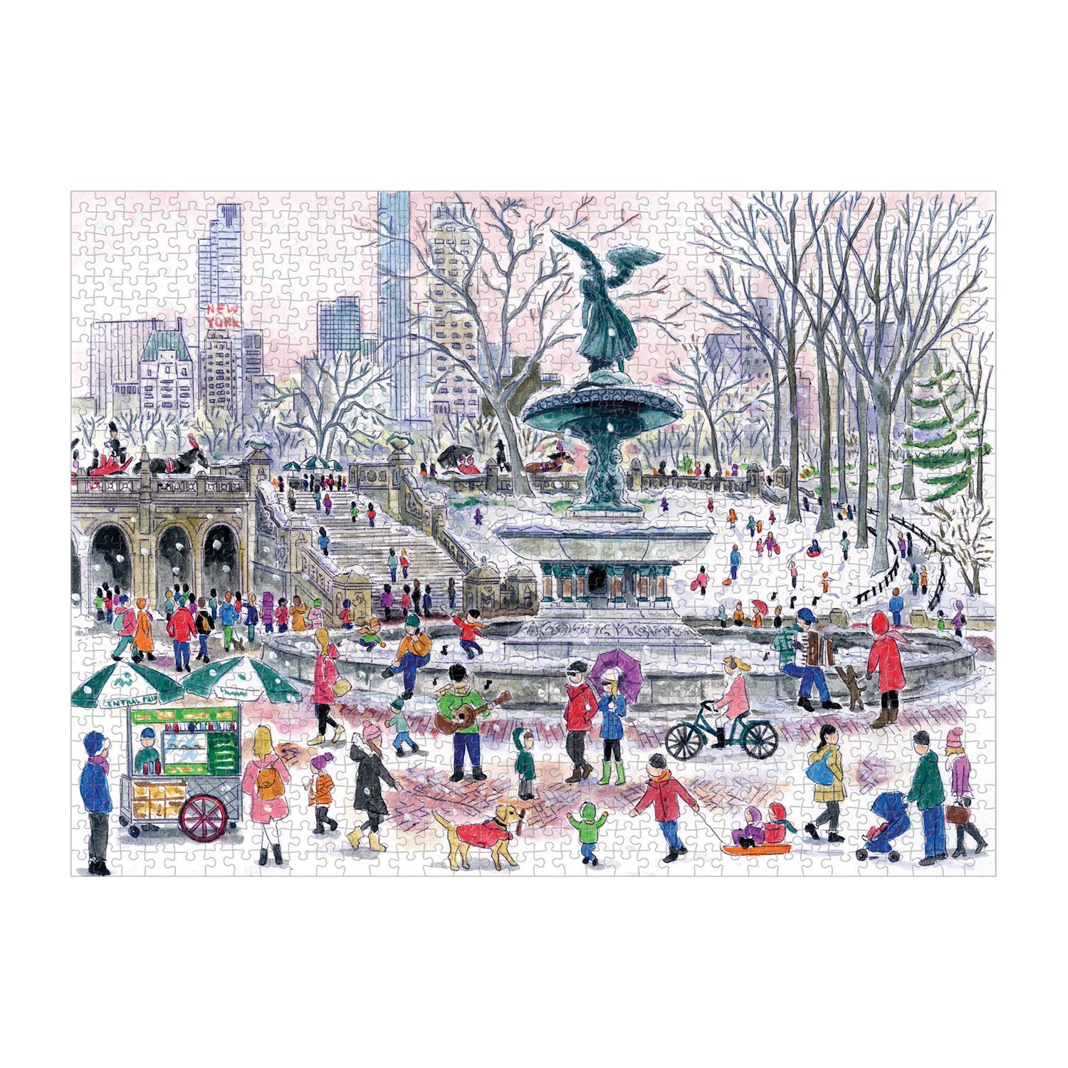 Michael Storrings Bethesda Fountain 1000 Piece Puzzle