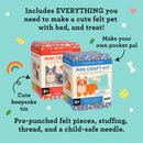 Mini Craft Kit: Pocket Pet Kitten - Portable Felt Sewing Kit