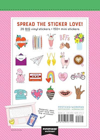 A Little Book of Big Love Stickers: 20 Huge Vinyl Love Stickers! (Lipsticks+Workman)