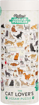 Ridley's Games JIG055 Cat Lover's 1000 Piece Jigsaw Puzzle, Multicoloured