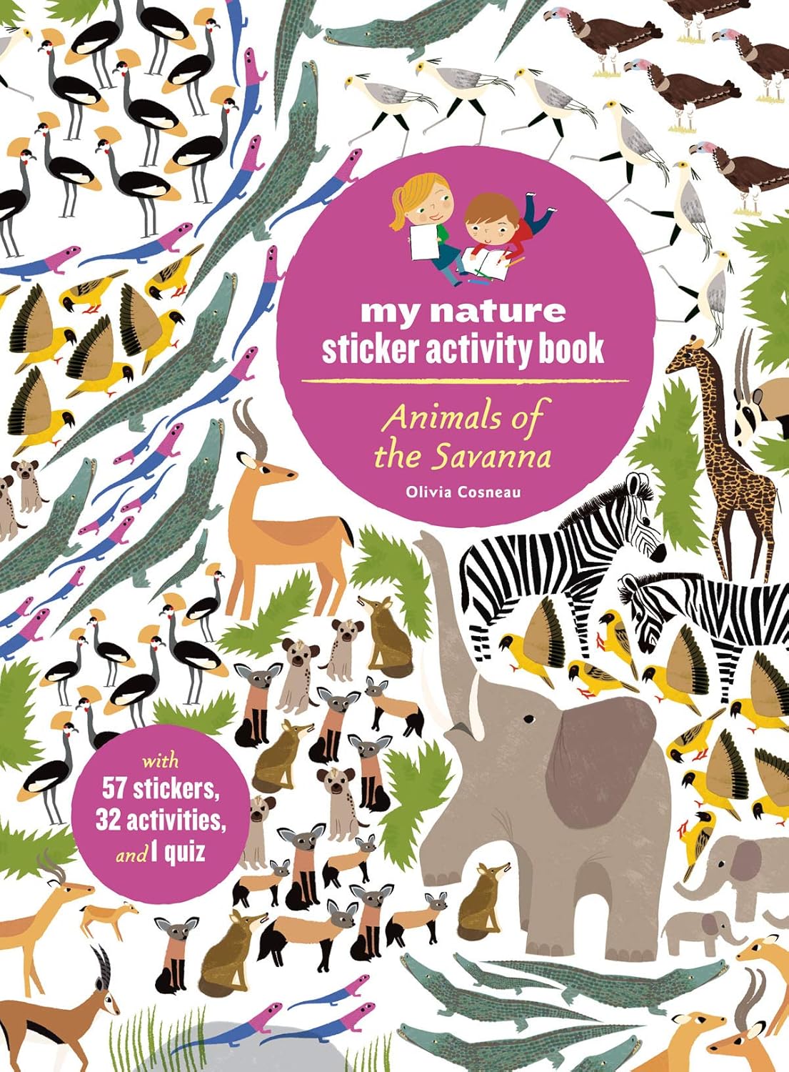 Animals of the Savanna - My Nature Sticker Book