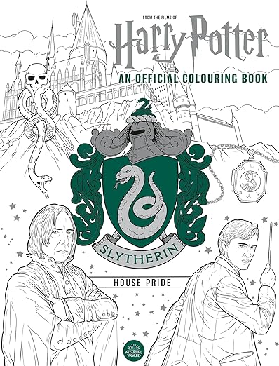 Harry Potter: Slytherin House Pride: The Official Colouring Book