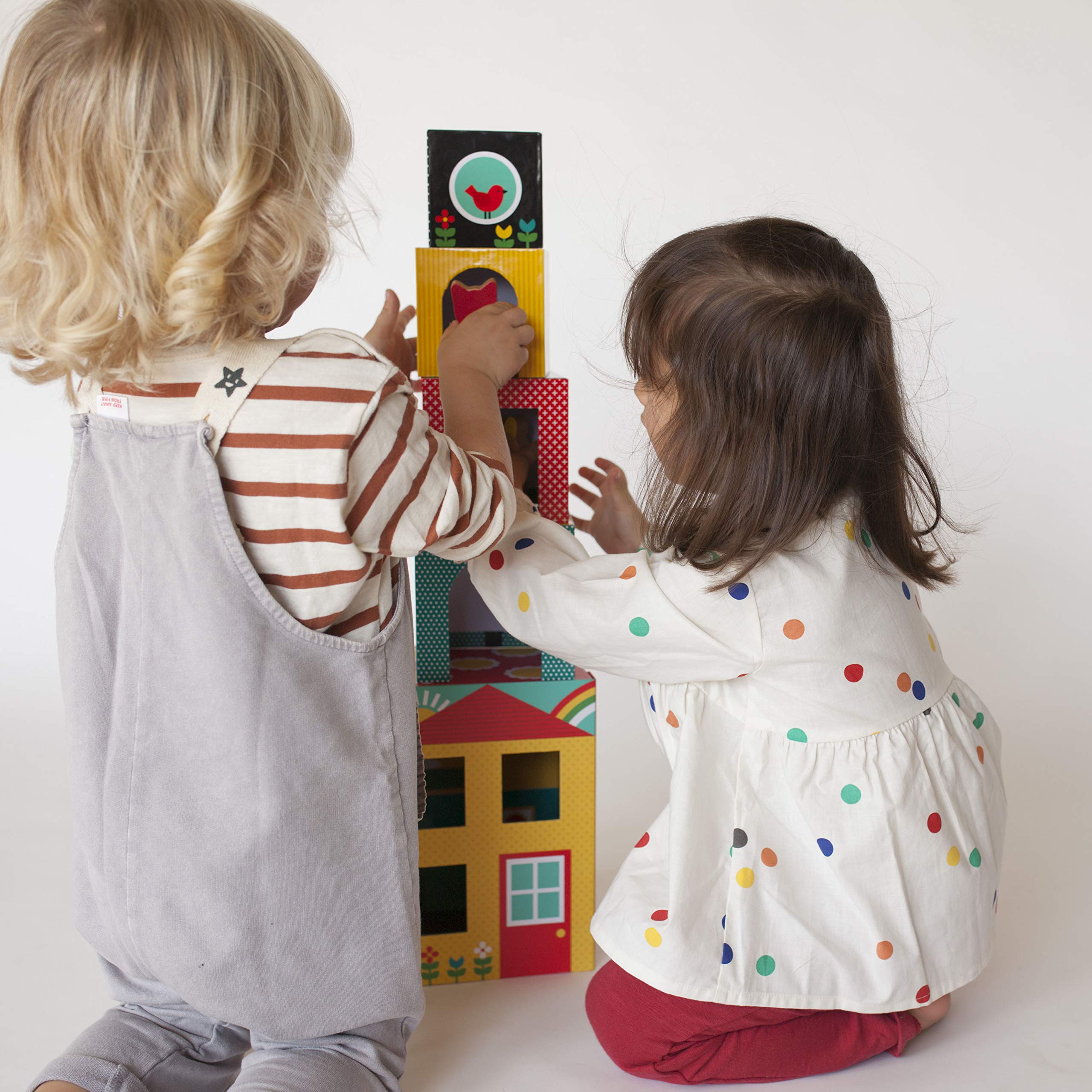 Peek-A-Boo House Stacking Blocks Play Set