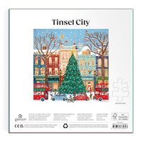 Tinsel City – 500 Piece Foil Jigsaw Puzzle