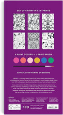 William Morris Paint-in Postcard Set