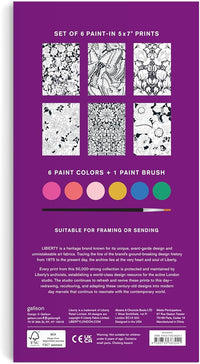 William Morris Paint-in Postcard Set