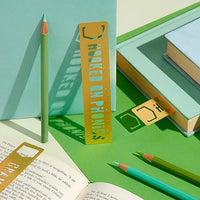 Hooked On Phonics Metal Bookmark Stencil