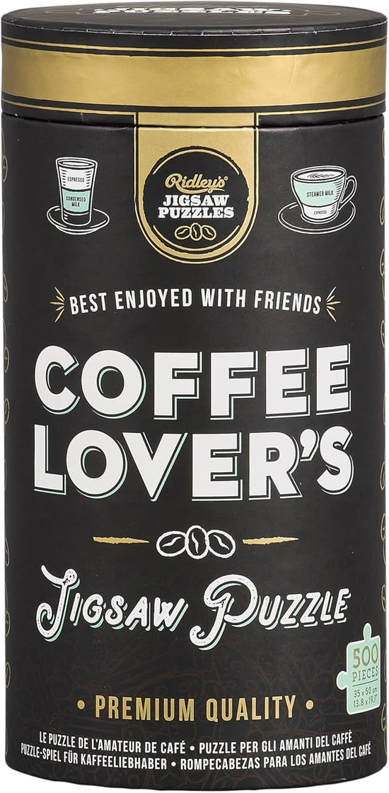 Coffee Lover's Jigsaw Puzzle pour Amateur de café 500 pièces Multicolore