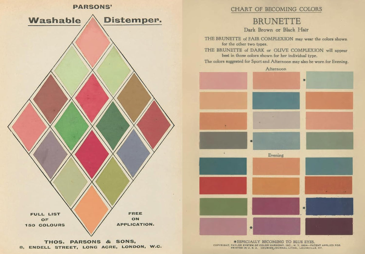Vintage Colour Palettes: A Little Sticker Book