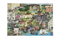The World of Jane Austen: A Jigsaw Puzzle With 60 Characters and Great Houses to Find; 1000 Pieces