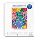 Zodiac Flowers – 1000 Piece Puzzle Featuring Artistic Flowers Paired With Zodiac Signs