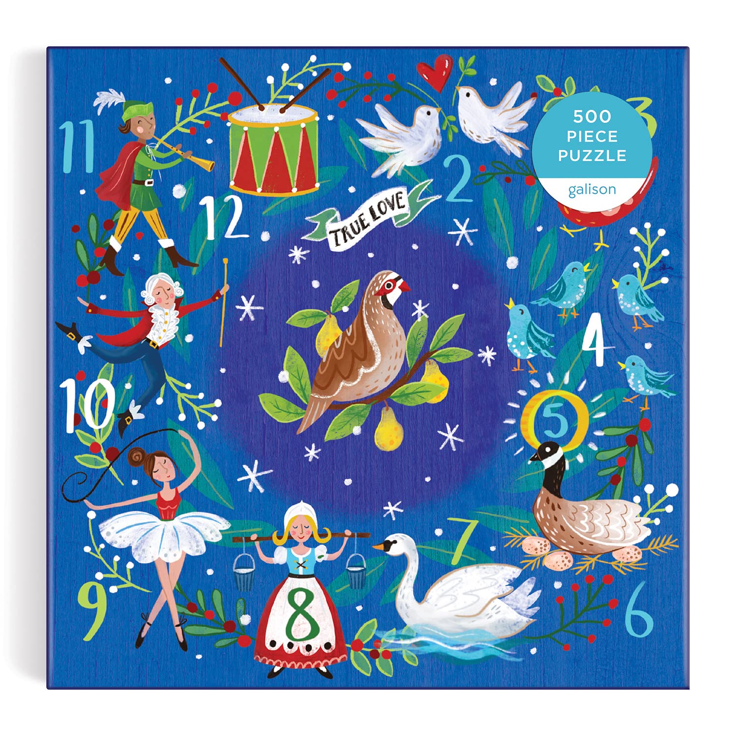 12 Days Wreath 500 Piece Puzzle