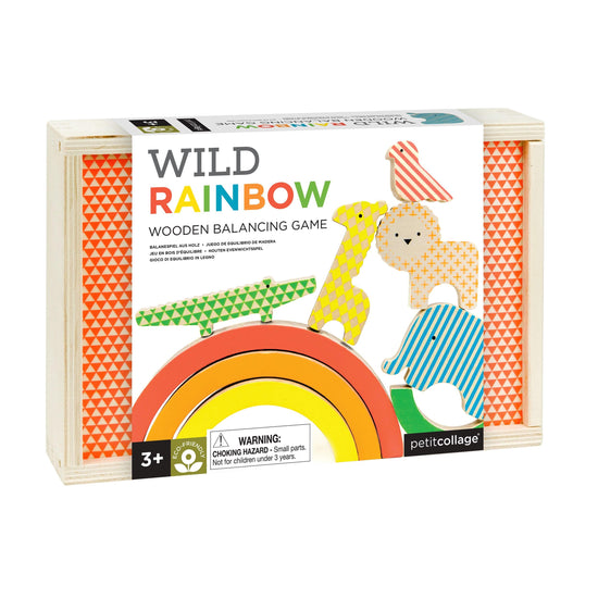 Wild Rainbow Wooden Balancing Toy, Multicoloured