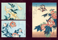 Japanese Flowers: A Little Sticker Book