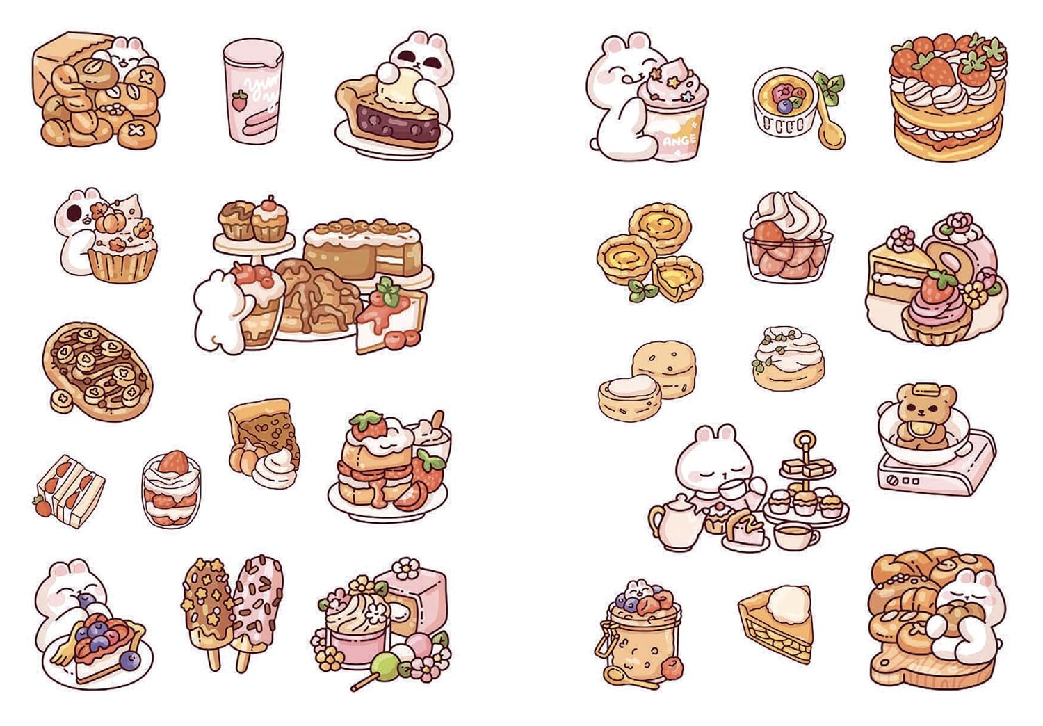 Cozy Food: A Cute 'n' Cozy Little Sticker Book