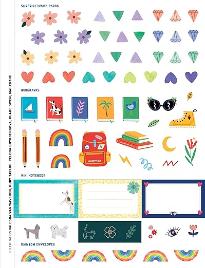 The Kids' Book of Sticker Love: Paper Projects to Make & Decorate (Flow)