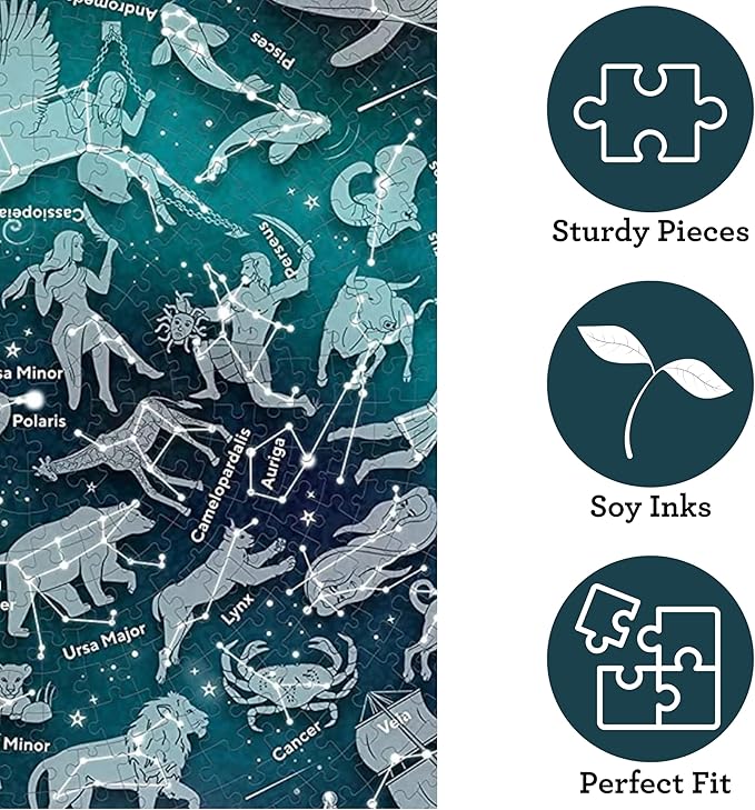 Map of the Stars Jigsaw Puzzle, Multicoloured, 1000 Pieces